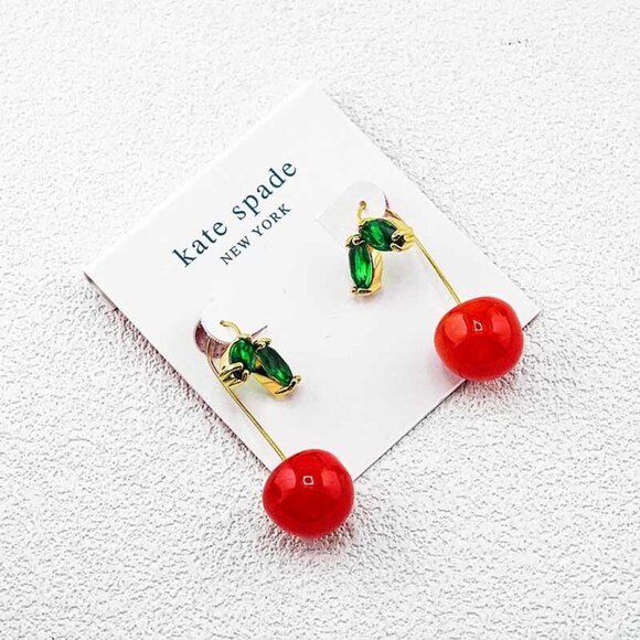 Kate Spade Cherry Stud Earrings - Picture 2 of 5